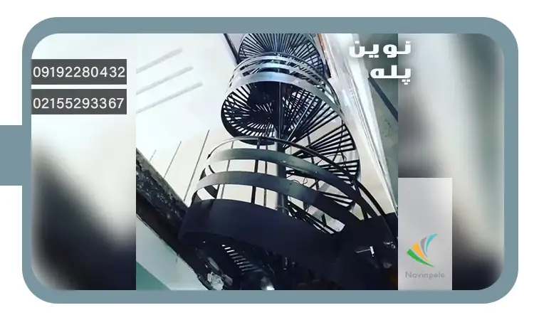 پله های دوبلکس فلزی