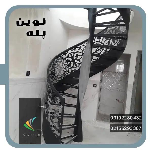 ساخت پله فلزی