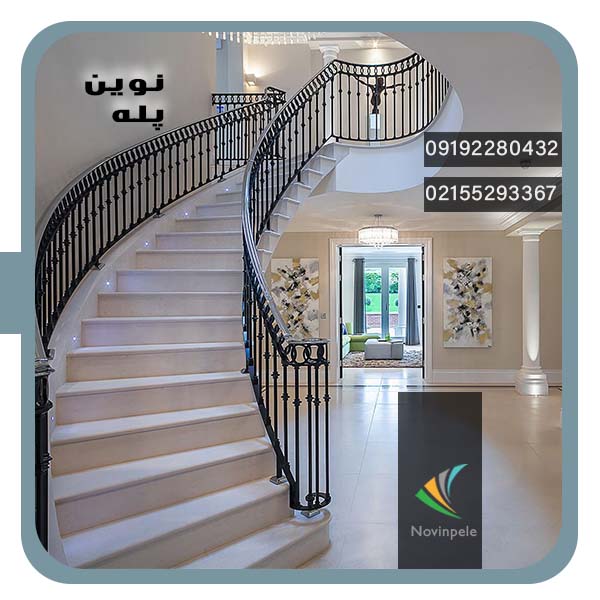 پله دوبلکس گرد سنگی